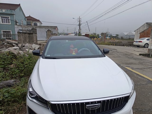 尊贵版四代帝豪
今天贴了黑顶感觉好看多了