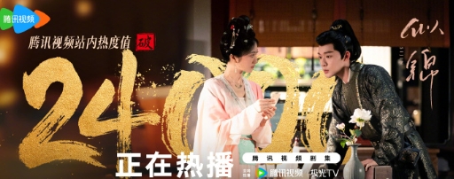 景甜张晚意的《似锦》开播当天热度破24000
