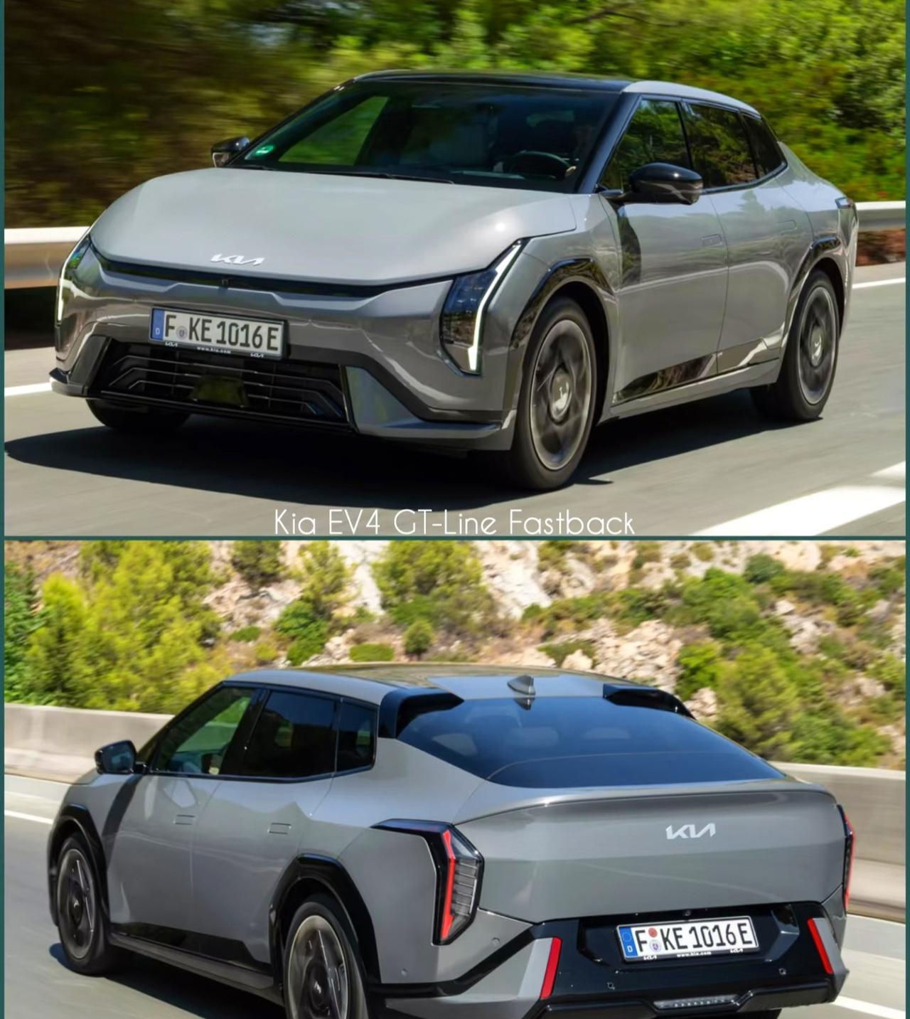 溜背版真的帅，起亚发布EV4，剑指特斯拉Model Y，Model 3。
起亚汽