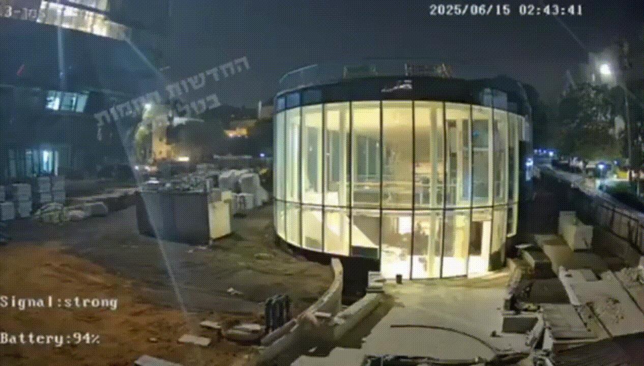 以色列媒体报道，伊朗最近袭击以色列中部的城市。
伊朗弹道导弹命中了雷霍沃特市世界