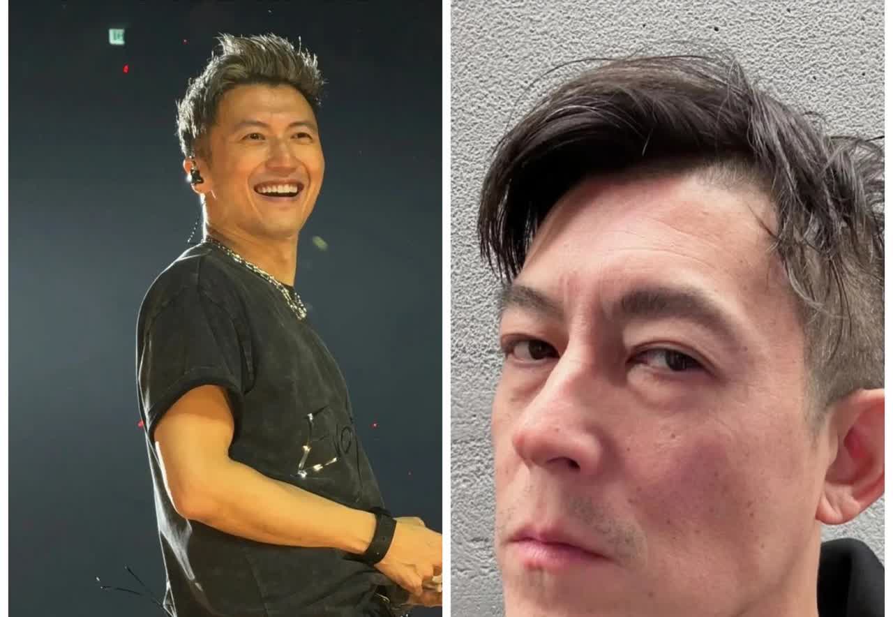 面相都变了
再看同为43岁的谢霆锋和陈冠希
才明白两人之间的差别在哪里


