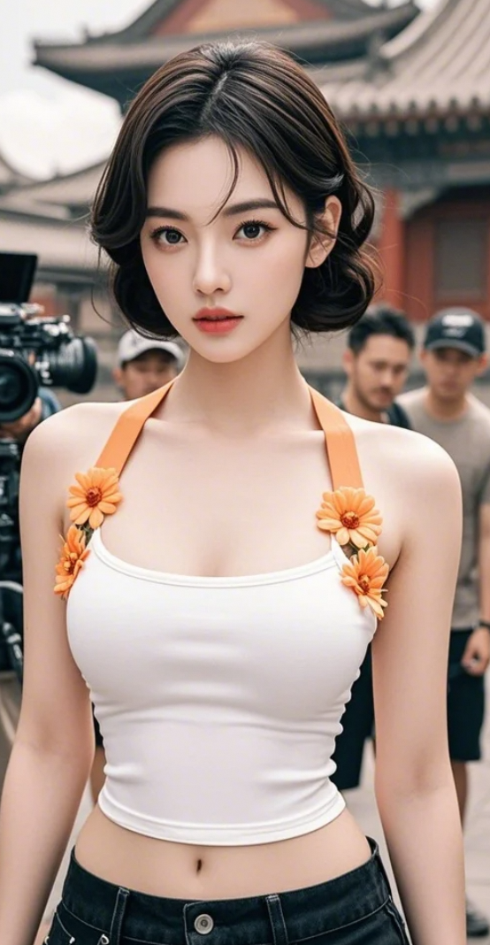 美人春衫薄，眉间碾碎一城桃花劫