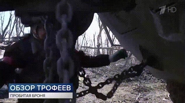 当地时间3月20日，俄罗斯军事记者在库尔斯克州拍摄到乌克兰武装部队损失的北约装备