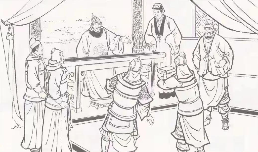 西魏军打下霓虹关，士气高涨。黄土关两位守将来到西魏营递上降书、账簿，愿意归降。