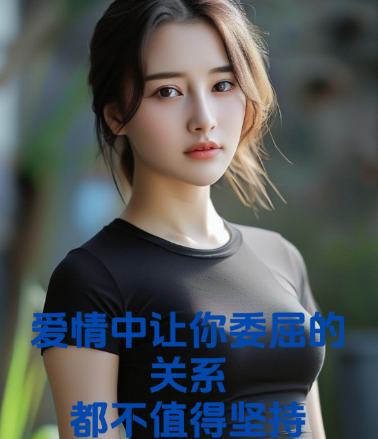 爱情中让你委屈的关系，都不值得坚持