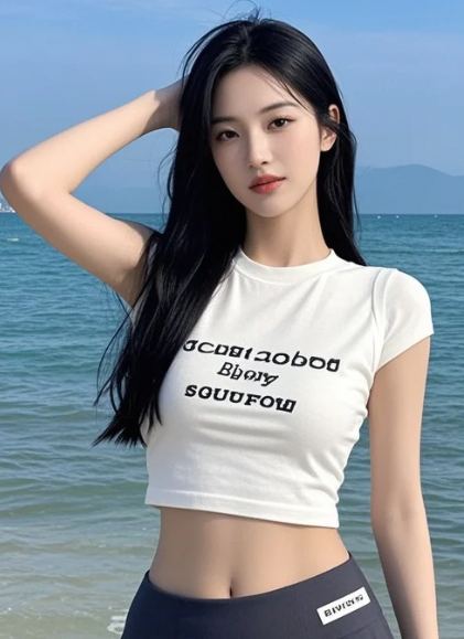 美女的眼神太清澈，看得人心都忍不住放轻了节奏！