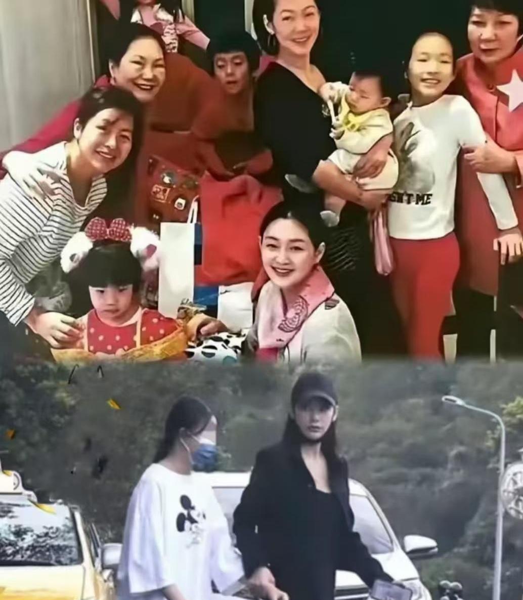 小玥儿抿嘴微笑的侧脸，完全就是大S演《流星花园》杉菜时的翻版。
那双遗传了妈妈标
