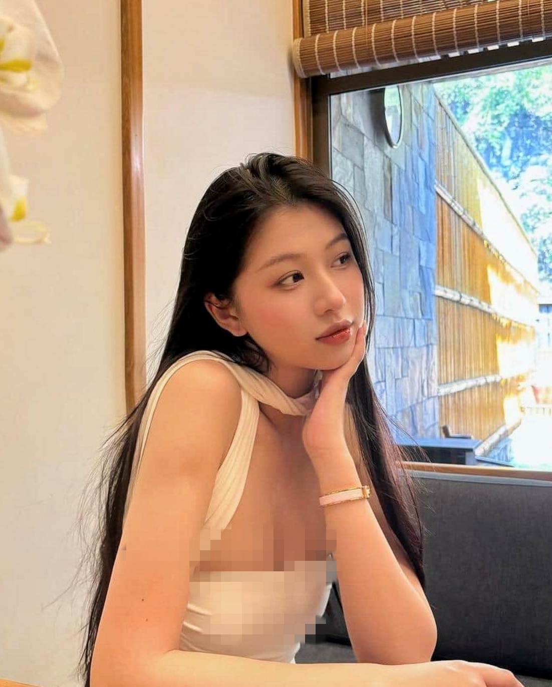 太太进修期，同她学妹拍写真