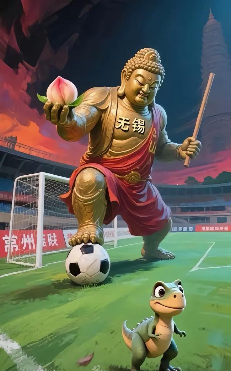 看来道家还是不如佛家啊！
据说，无锡V S常州在倒数第一争夺赛中，双方不仅重组了