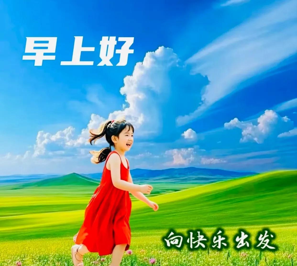 上联：蓝天白云陌上花，
下联：绿水青山林中鸟。