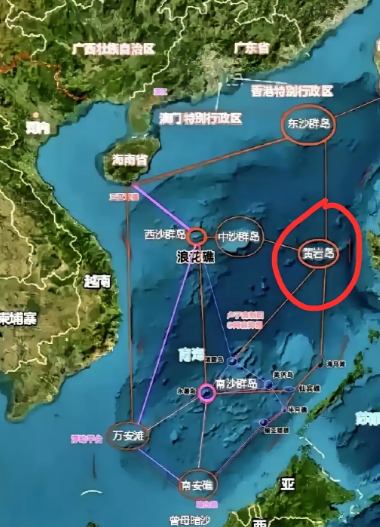 为何每次都是黄岩岛争斗？
​
整个南海有350万平方公里海域，大小岛屿350多个