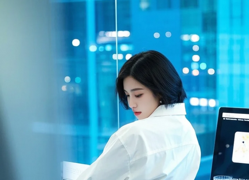 工作时的她最迷人，因为眼里有光。