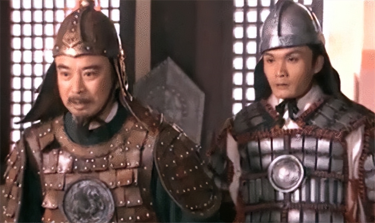 李世民被贼人围堵，渐渐体力不支，生死攸关之际，一个银盔素甲的小将张弓搭箭，一举消