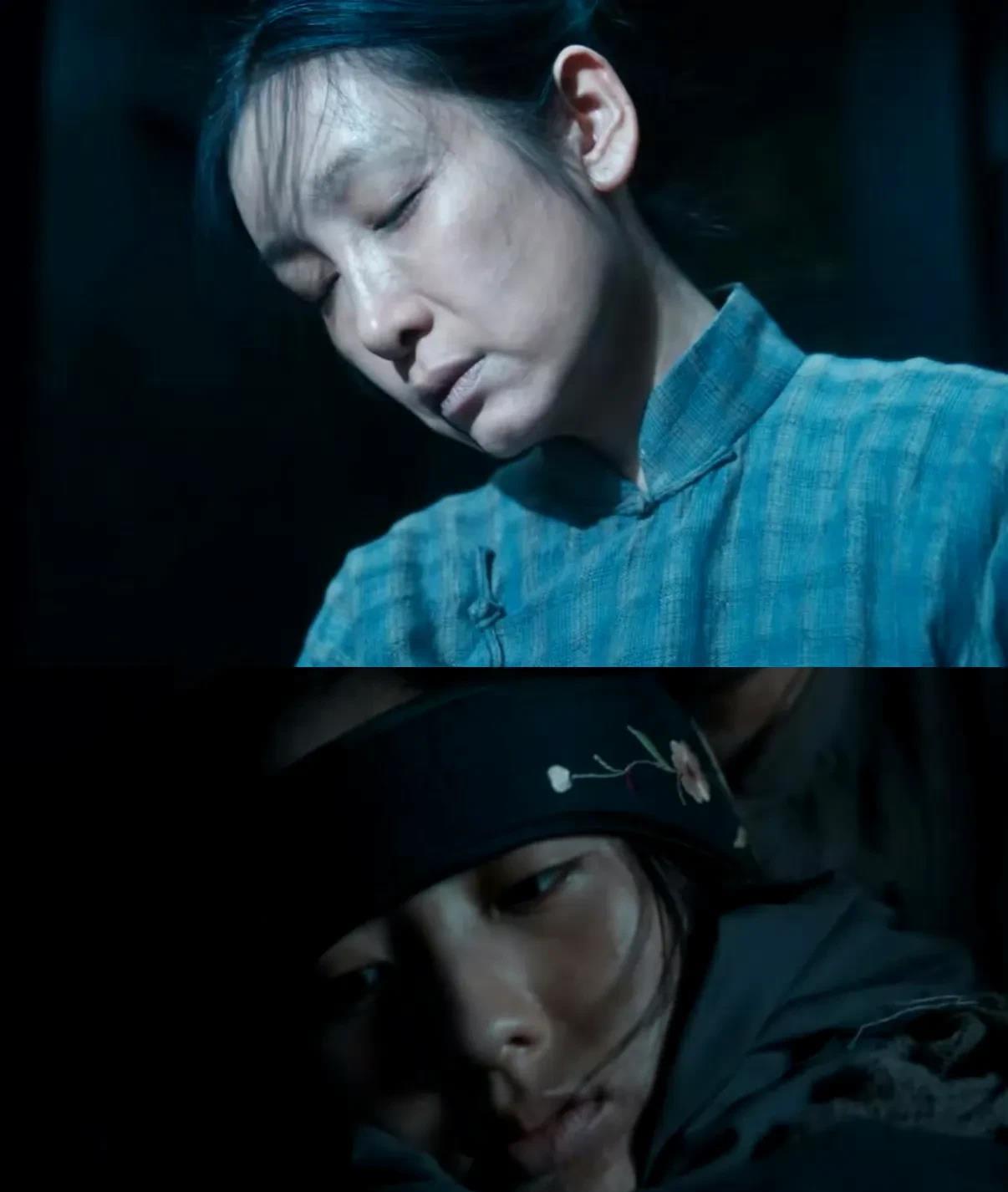 费大婶子从知道苏苏怀孕，到苏苏临产，再到毒死苏苏和郭贵腰这几场戏，崩溃情绪层层递