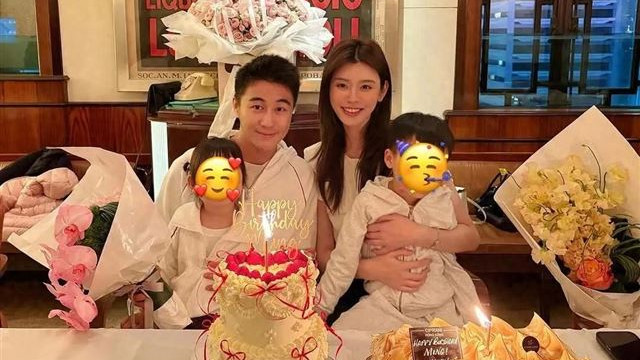 何猷君为36岁奚梦瑶庆生，儿女首曝光，幸福模样刺伤了带货的晚晚