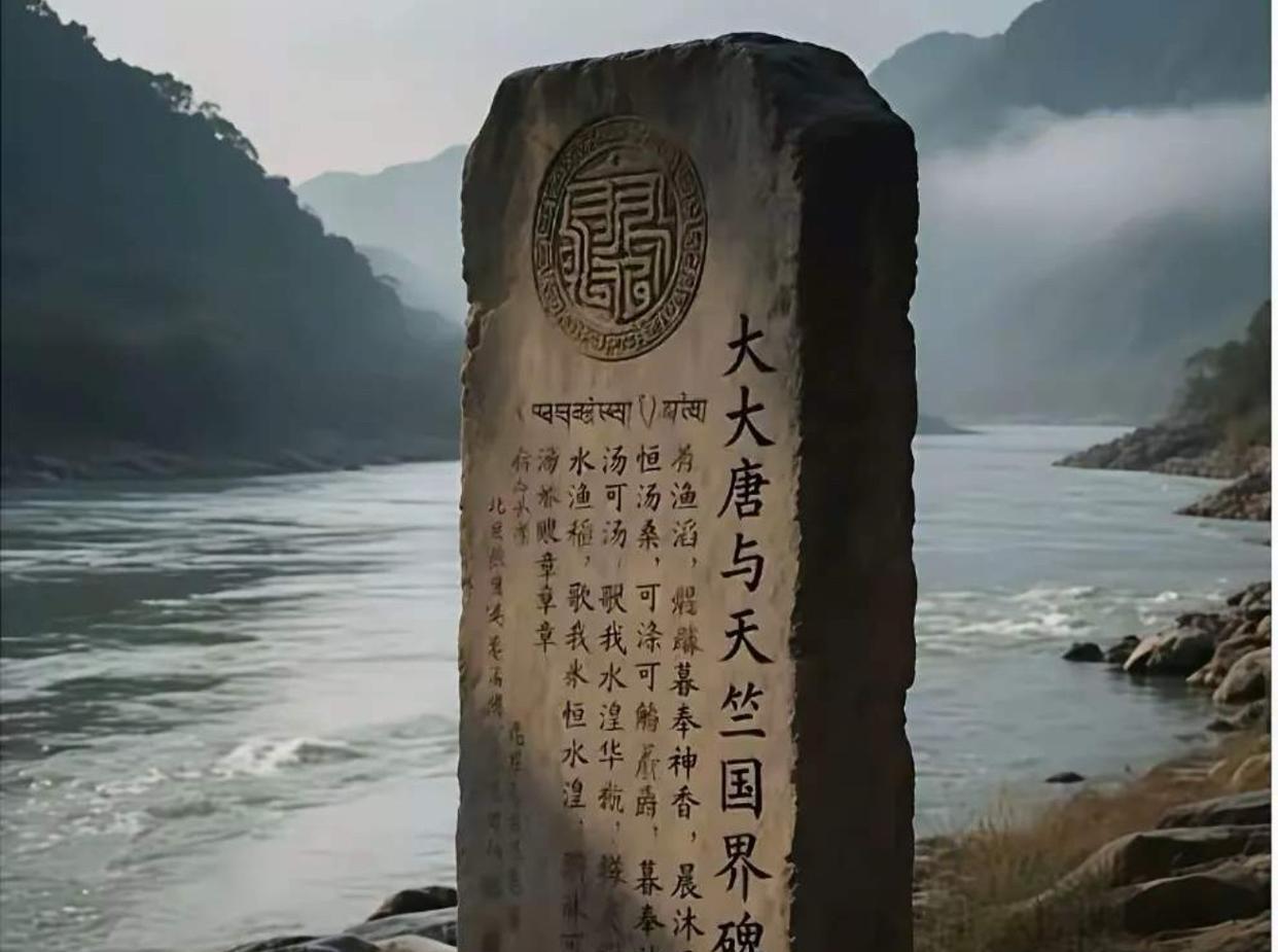 大唐界碑出现在恒河！  印度麦克马洪线被打脸？  
这一次，由于大旱，恒河不小心