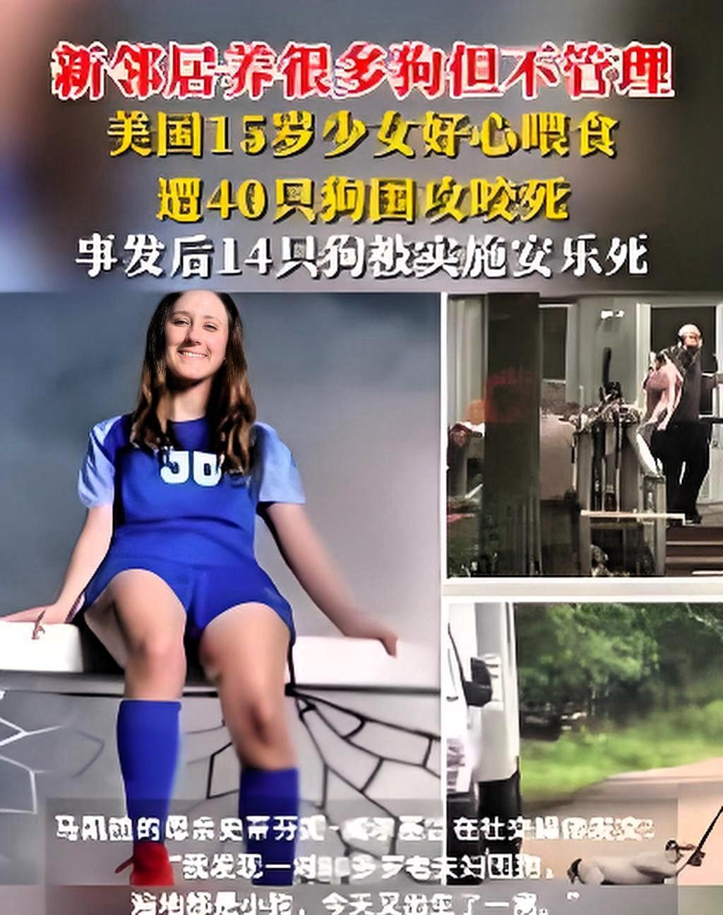少女被40只流浪犬围咬致死！这堂血色课，该给"伪爱狗人士"醒醒脑了！
近日，美国