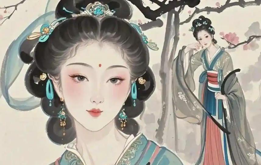 公元589年，隋朝灭陈后，美貌多才的乐昌公主被赏给杨素为妾。一日，杨素与公主缠绵
