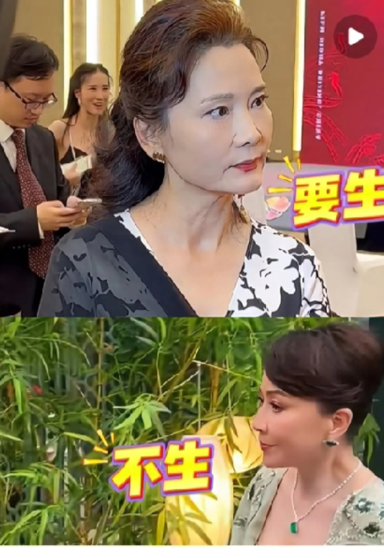 终于有个人比那英还虎了，

何赛飞竟然对着60岁的刘嘉玲问，为什么不要孩子？

