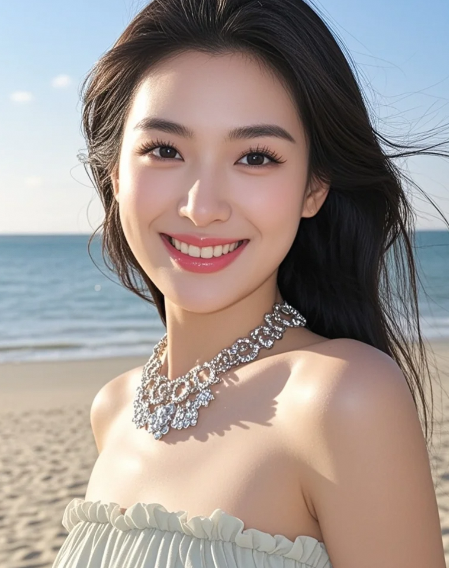 暖风拂面，温柔的让她嘴角微扬