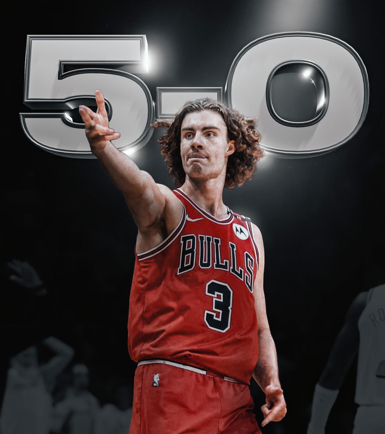 5胜0负！公牛队突然变成了东部黑马？
公牛队135-125击败尼克斯，迎来5连胜