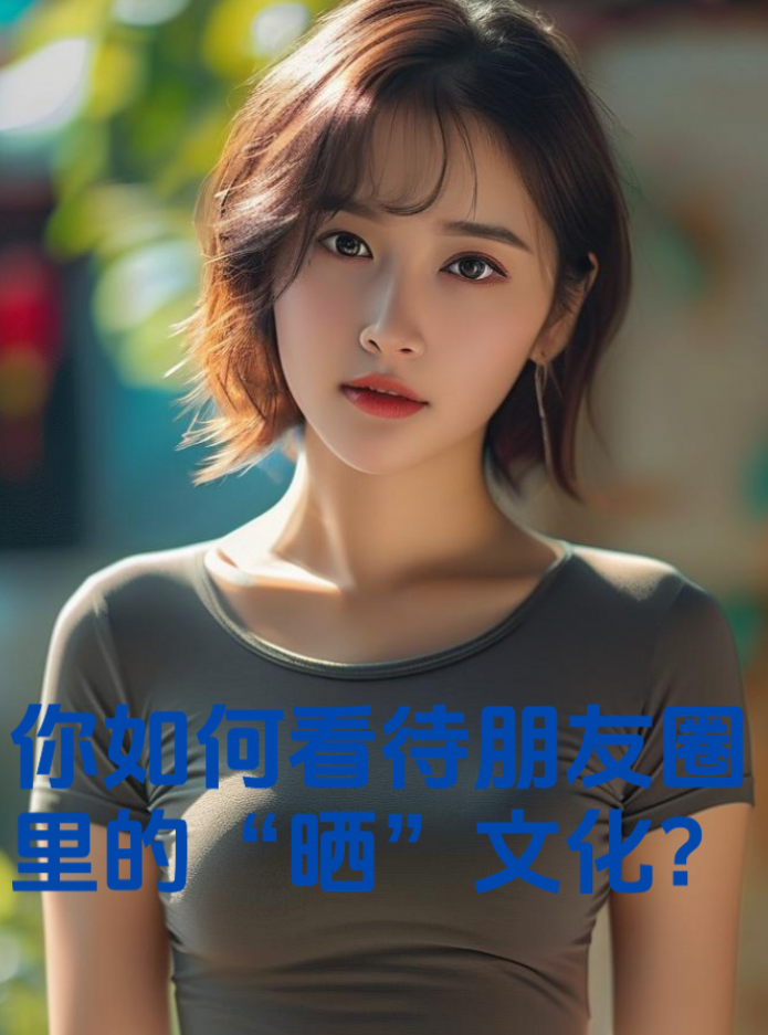 你如何看待朋友圈里的“晒”文化？