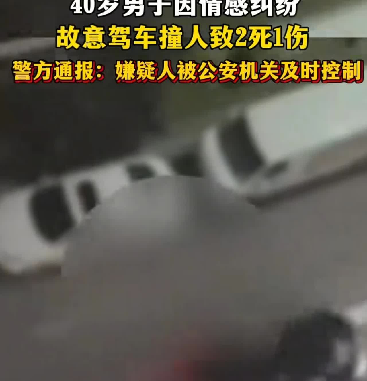 江西景德镇珠山区恒大名都附近，40岁男子李某某，驾驶宝马汽车，短距离提速撞人。
