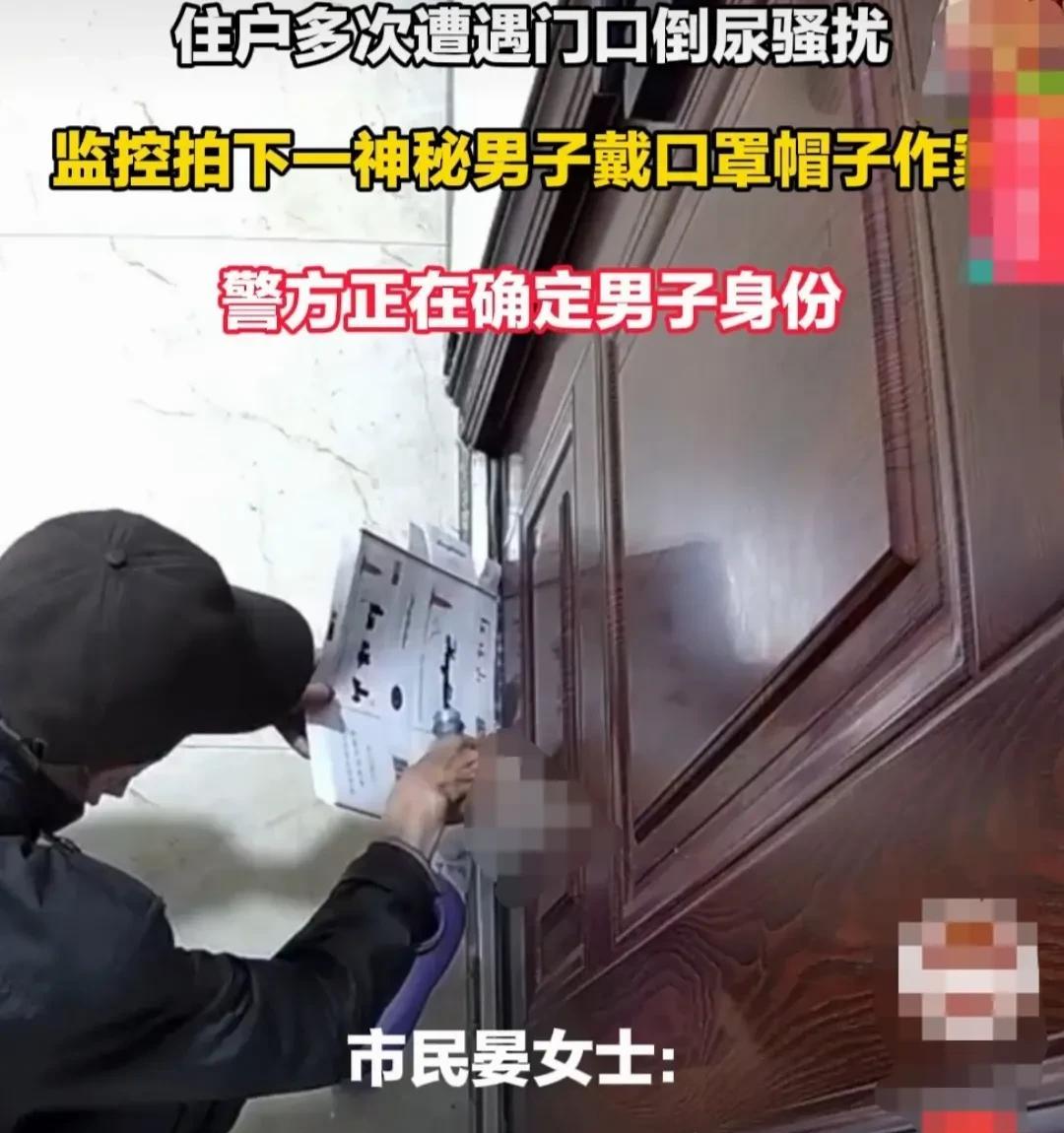 云南曲靖一小区，女子家门口频现尿液，监控拍下倒尿全过程。



刺鼻的臭味挥之不