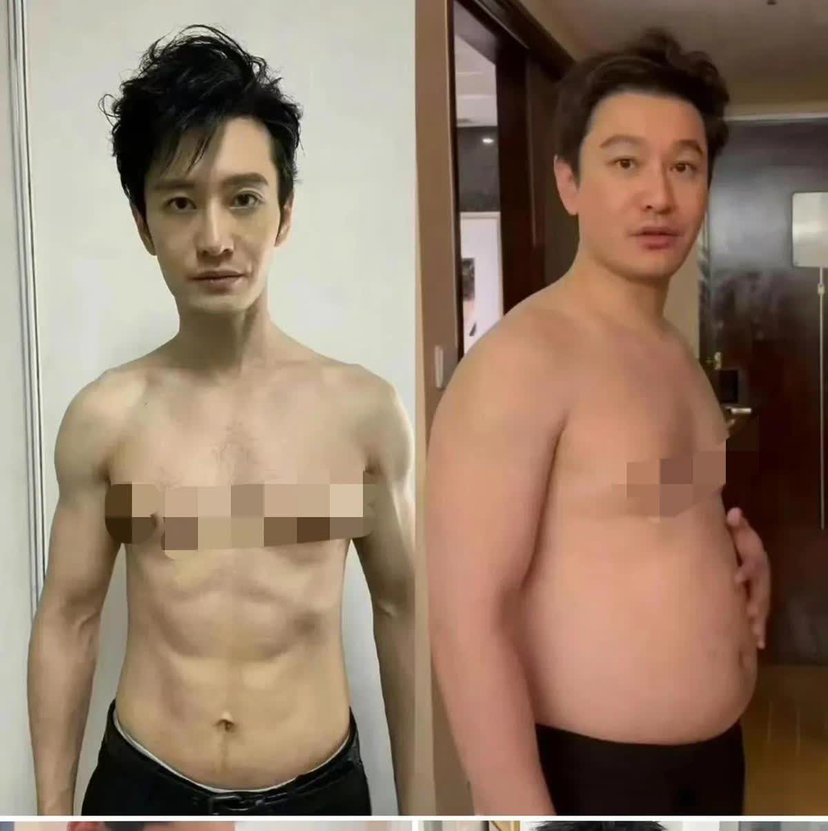 终于知道黄晓明咋能胖瘦自如了，
不是因为他对自己狠，也不是舍得花钱请教练，而是