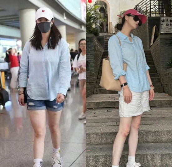 女人过了40岁之后，
千万不能折腾，
不然你就会像蒋欣一样，42岁了，身材居然这