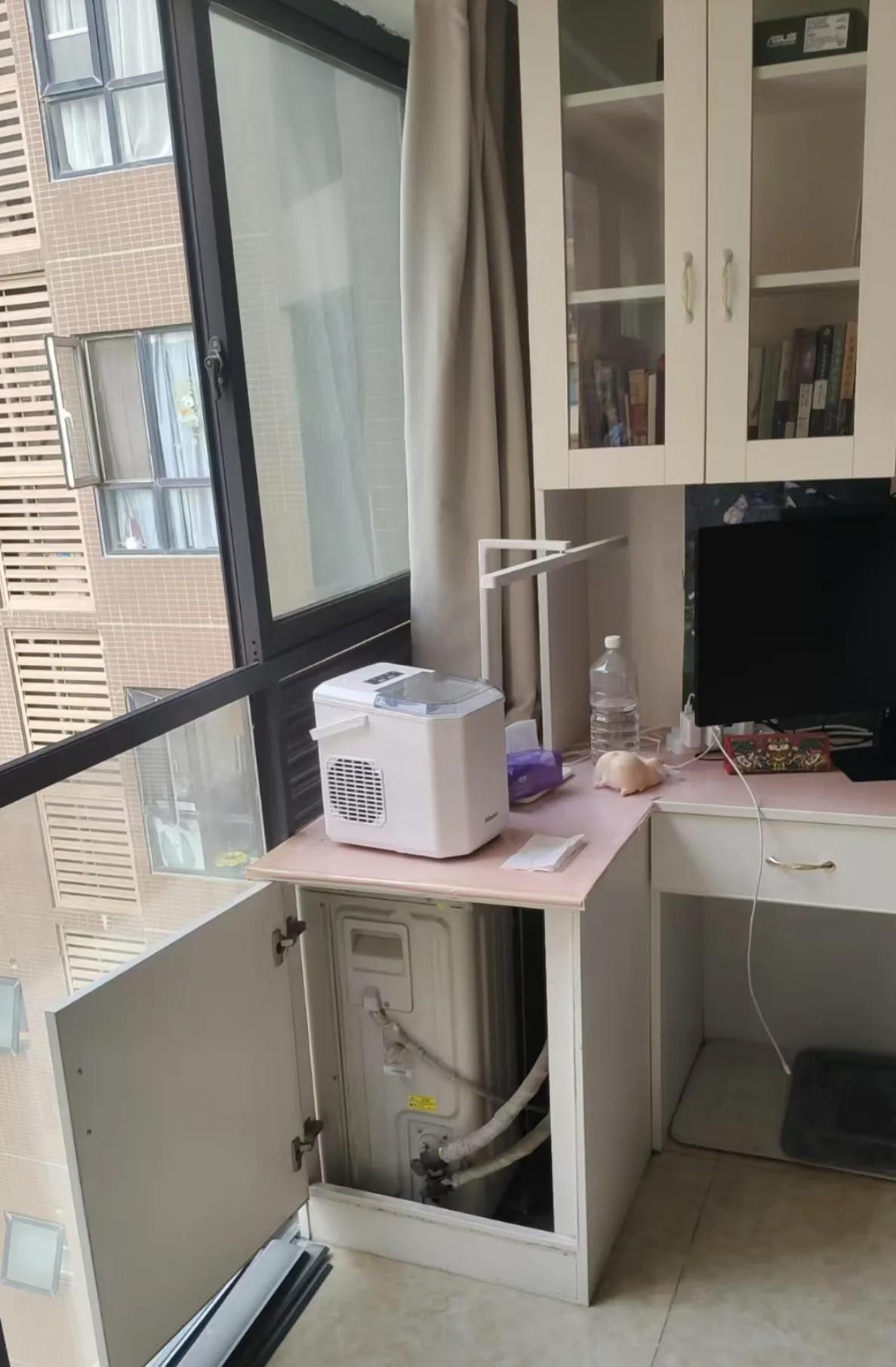 哪个设计师设计的？人才，空调外机安装到柜子里[捂脸]谁有好的方法？