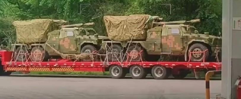 解放军开始装备基于MV-3底盘的新型防空系统，轻高机合成旅的防空短板正在补充完善