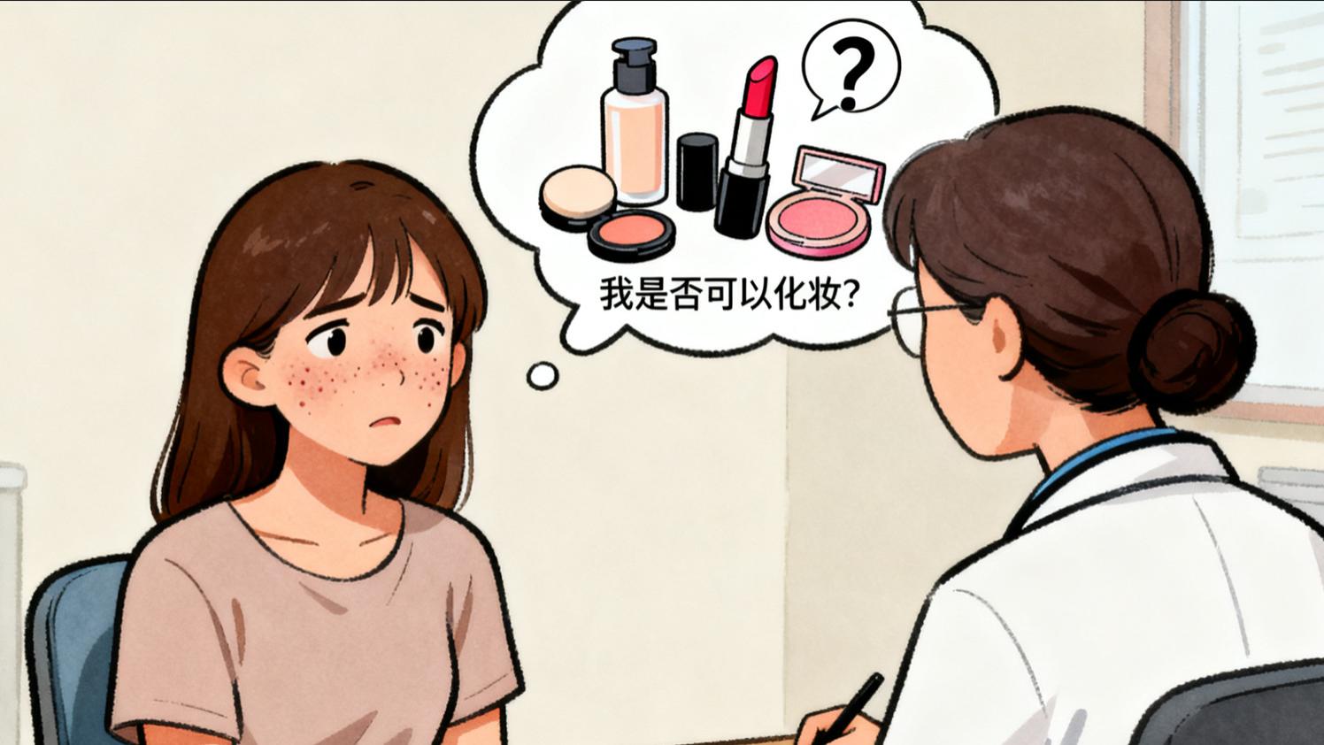 长痘到底能不能化妆？皮肤科医生：选对、化对是关键