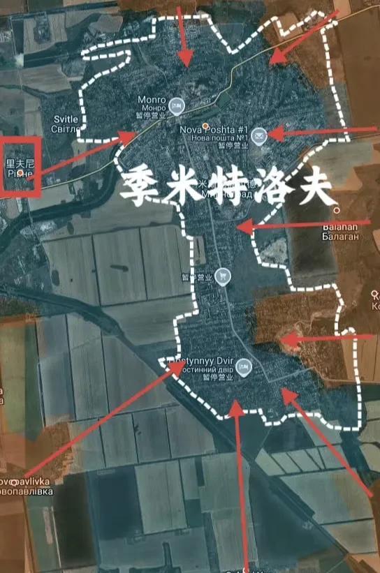 在丢掉红军城之后，季米特洛夫现在面临来自四面八方的俄军攻击。最关键的是，不管面对