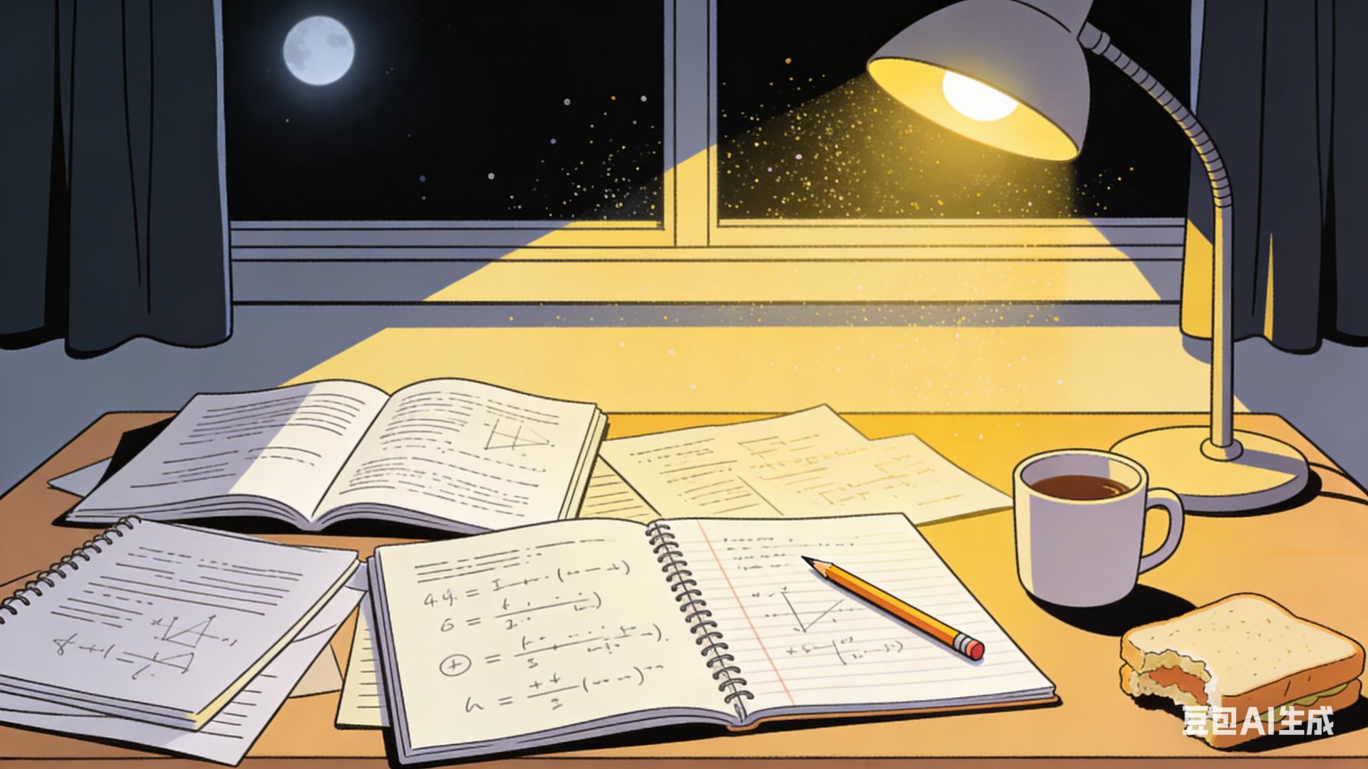 凌晨三点的书桌：当备考压力压垮专注力