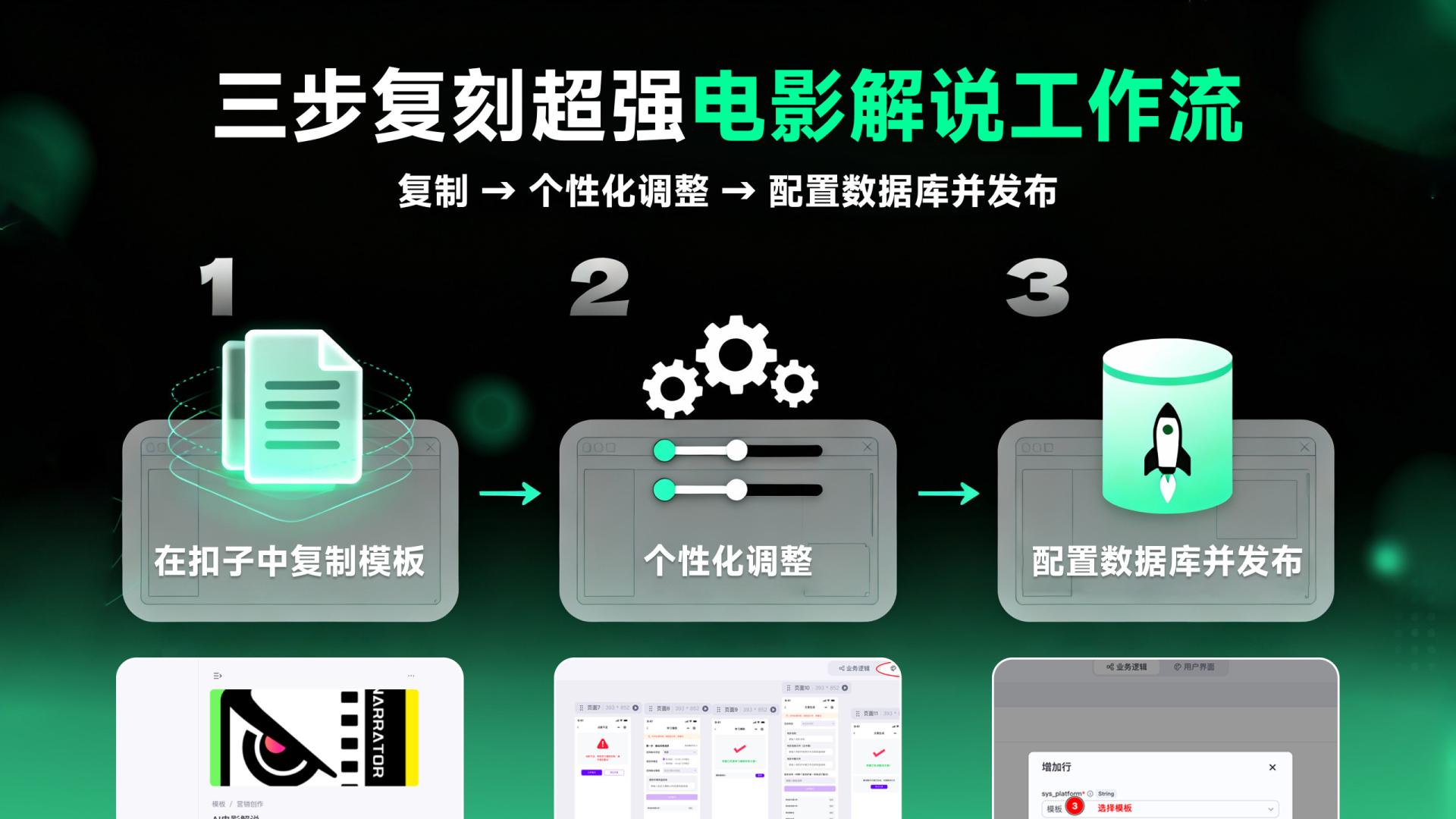 0代码搭建-电影解说工作流：AI一键复刻爆款，小白也能轻松搞定