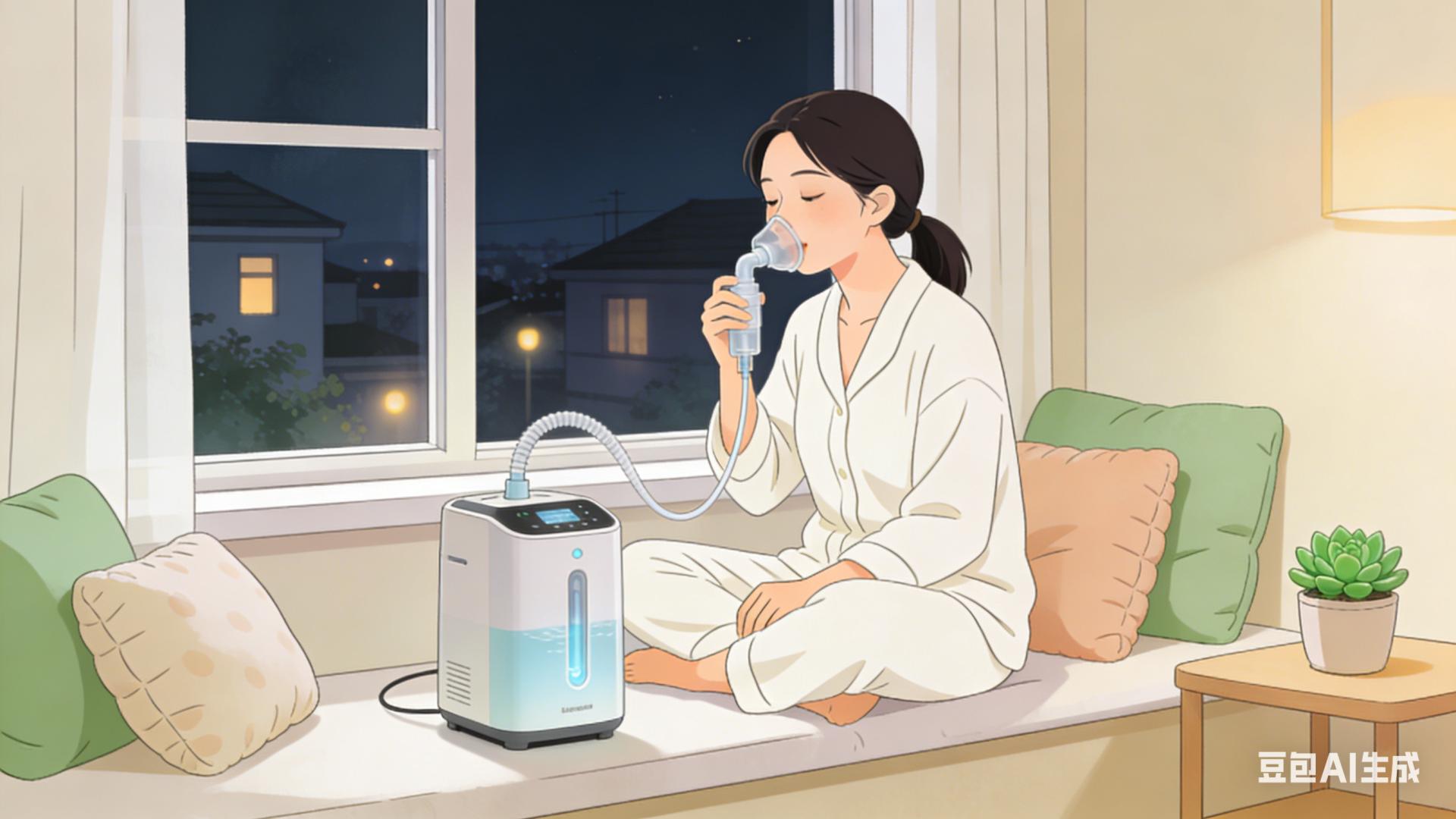 宝妈哄睡后：吸氢恢复体力，呵护自身健康