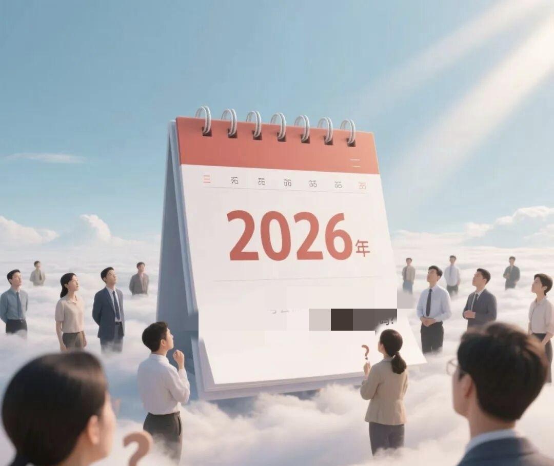有没有像我一样 ，觉得2026年还在遥远的未来 ，不在近在咫尺的几个月后？
每一