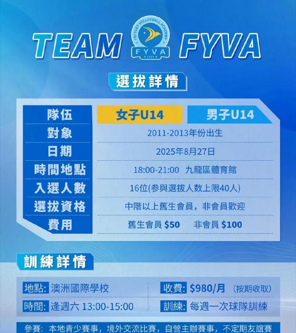 孙玥出任香港U14排球队总教练。中国香港排球队将于8月27日在香港黄埔宣道小学选