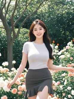 她是不是偷偷和月亮借了点光？怎么这么白？