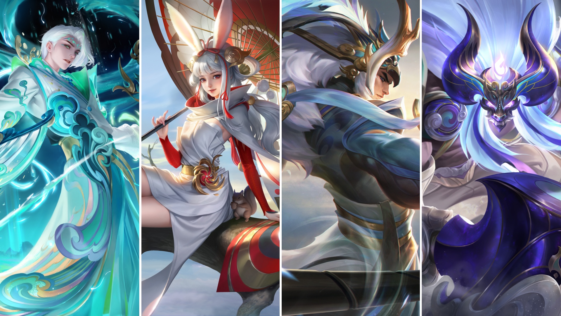 40款年限皮肤回顾，山海炽双斩封神，聚宝船人气超高，蛇限杀疯了