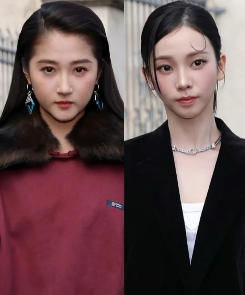 终于知道关晓彤哪里不对劲儿了！
一直觉得她又“老”又“小”
如今看她时装周和韩国