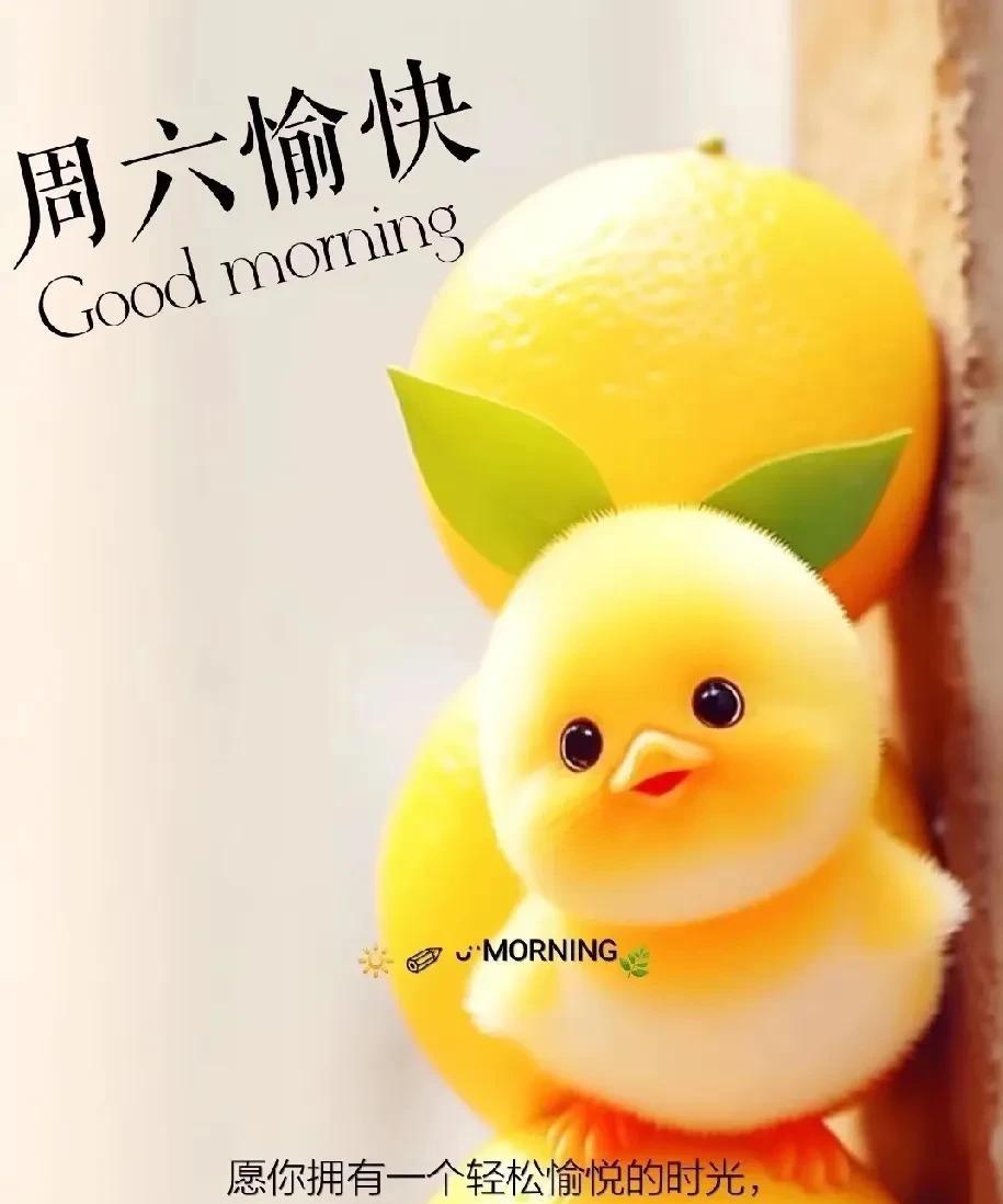 周六不需要什么文案，
 连空气都是快乐的 ，
你说是不，
周六就该有周六的样子 
