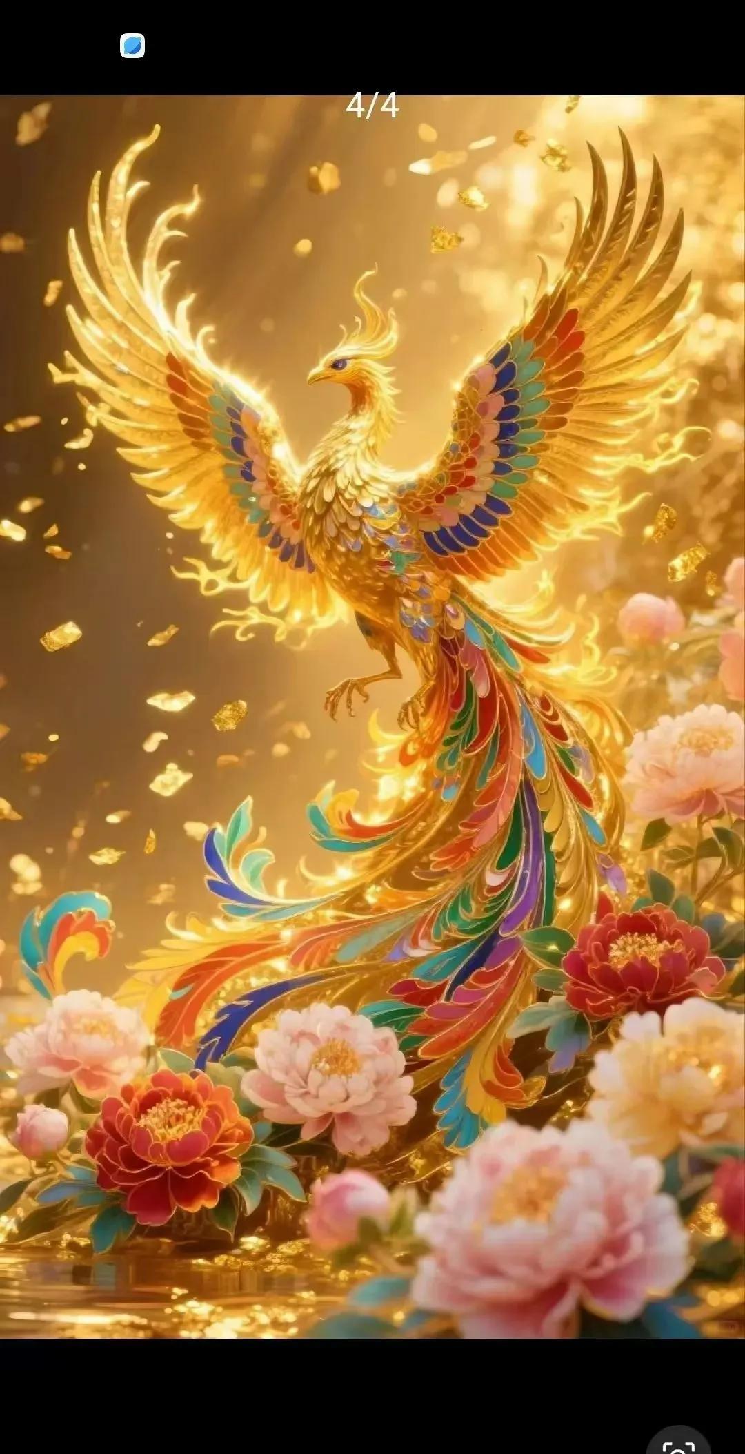 七彩凤凰送鸿运
腰缠万贯富贵来