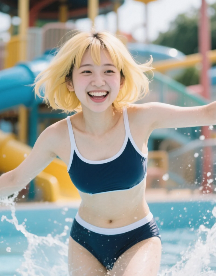 清凉一夏不靠空调，全靠她这抹笑。