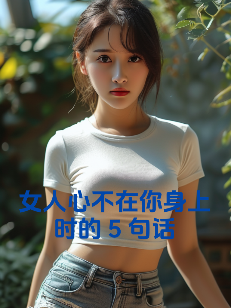 女人心不在你身上时的5句话