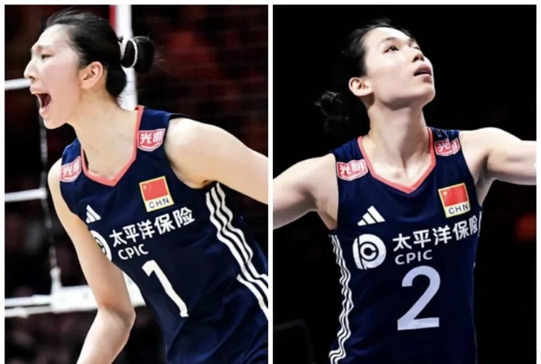 中国女排主攻线上两位年轻的球员吴梦洁、庄宇珊在今年的世联赛挑大梁，她俩的发挥还是