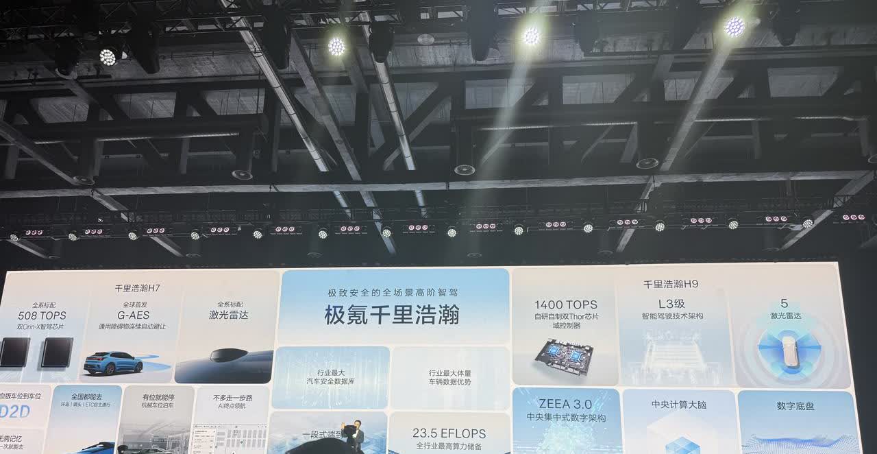 有亿点点震撼的极氪智驾秀！
全新极氪浩瀚架构，可调用0.8EFLOPS，全满血