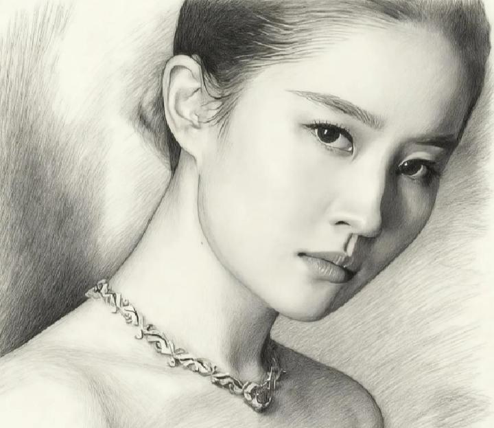 这素描还真是绝，百分之百的人都能认出，这是哪位明星吧？
