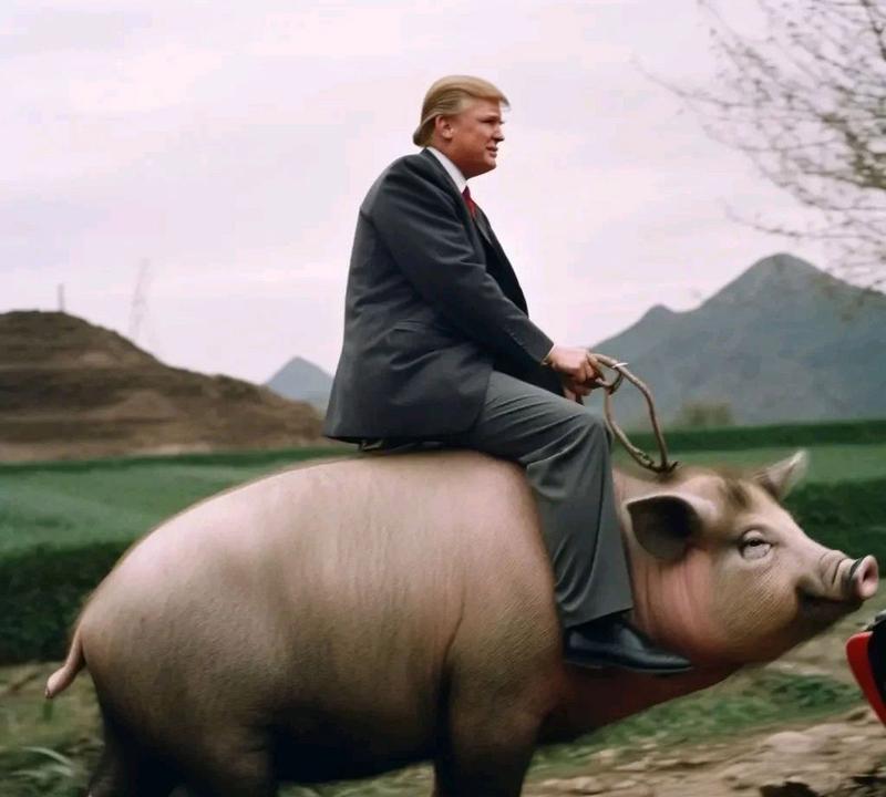 特朗普估计是第一次碰到这种硬茬。本来他想着对中国商品加点关税，摆个强硬架势，逼中